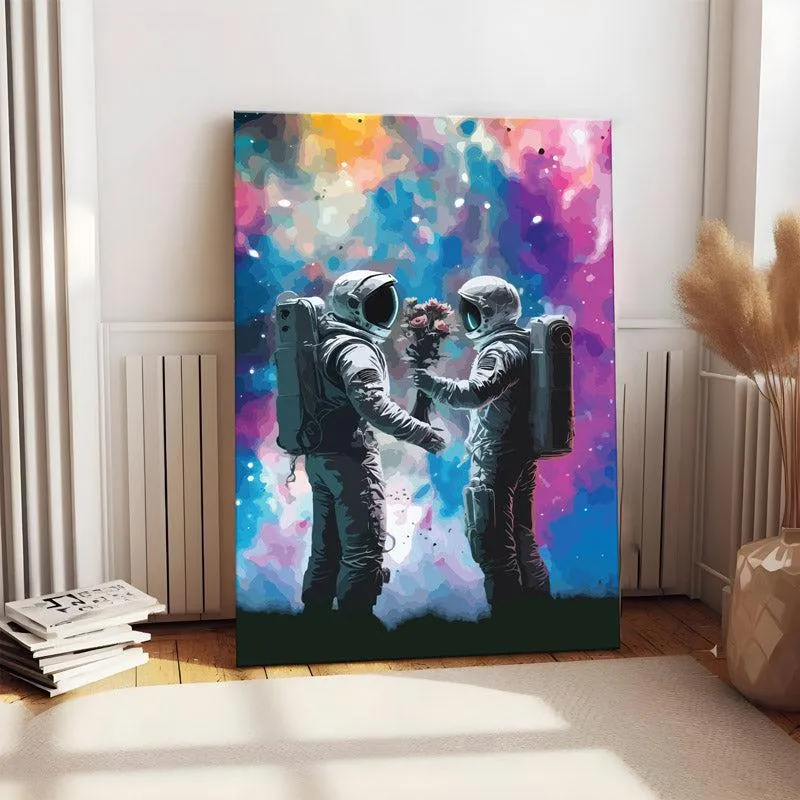 Astral Love  Wall Painting media 2