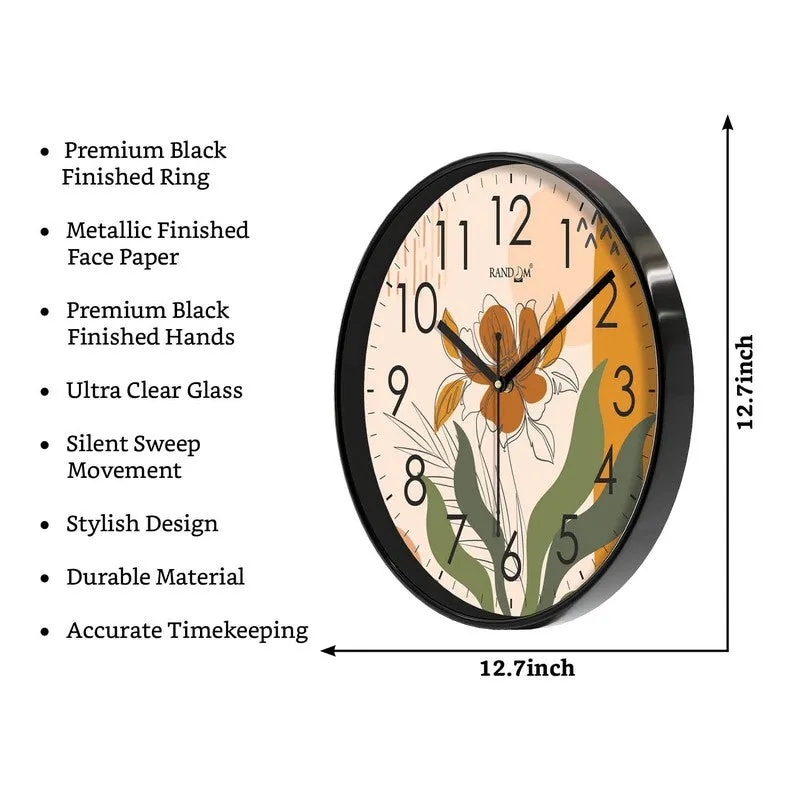 Sunleaf Round Analog Wall Clock - Multicolor media 8