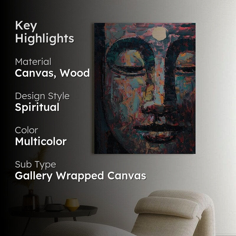Buddha Canvas Wall Art - Gallery Wrap media 2