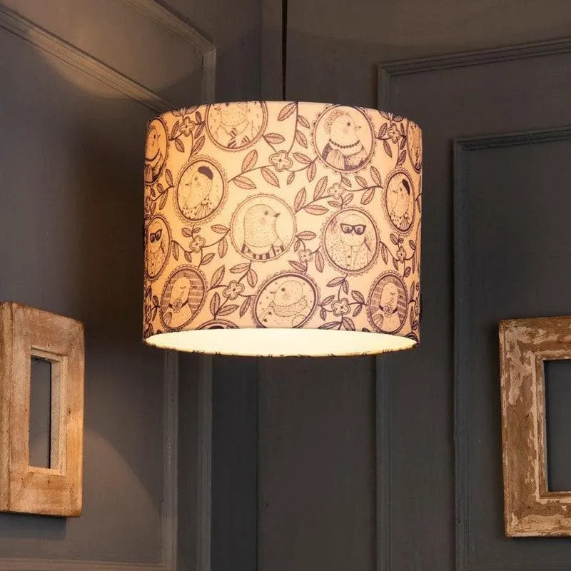 Bird-Bae Fabric Ceiling Lamp- Large media 1