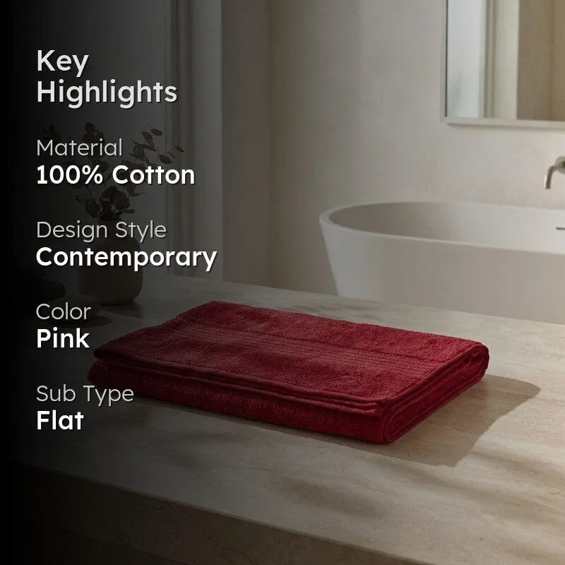 Monte Carlo Dry Nest Pure Cotton Bath Towel - Pink media 2