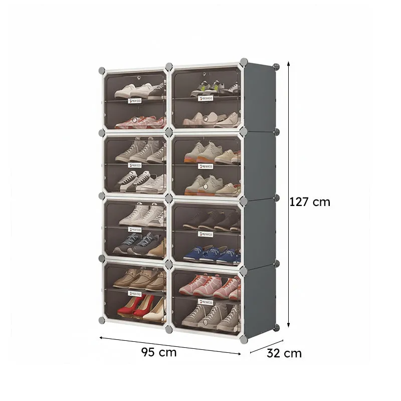 Pavement Brown Plastic & Metal Shoe Racks media 10