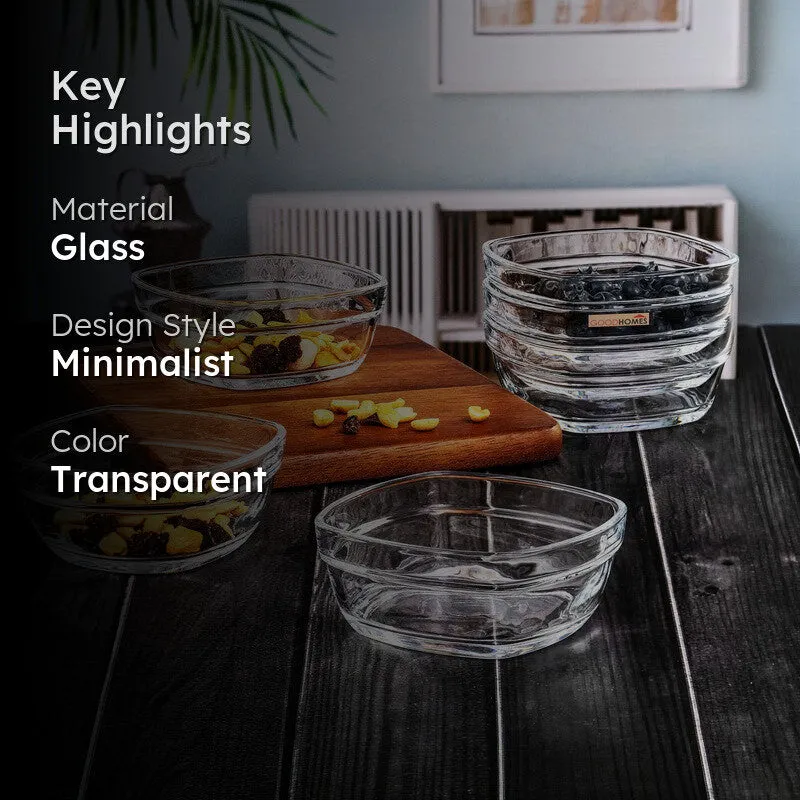 Glass Snack Bowls (300 mL Each) - Set Of Six media 2