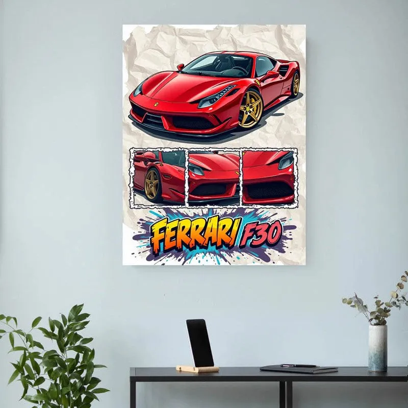 Ferrari Fury Wall Poster media 3