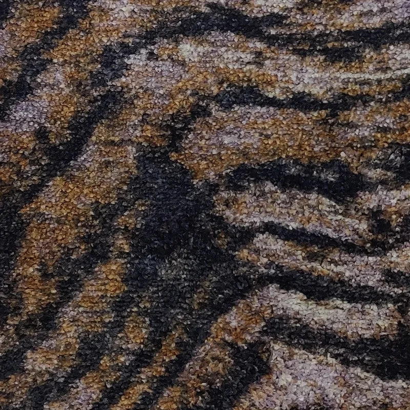 Navori Abstract Micro Fiber Area Rug - Brown,Grey media 4