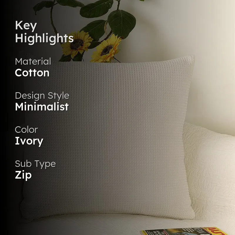 Brynhild Cotton Cushion Cover - Set Of Two media 2