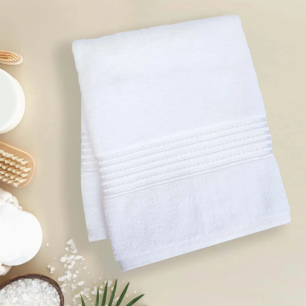 Micro Cotton LuxeDry Soothe Bath Towel - White media 3