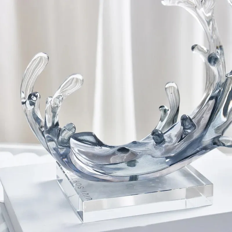 Undara Tide Resin Showpiece - Blue media 5
