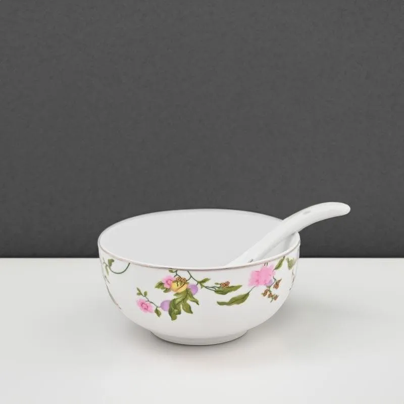 Monsson Lily Soup Bowl - Twelve Piece Set media 1