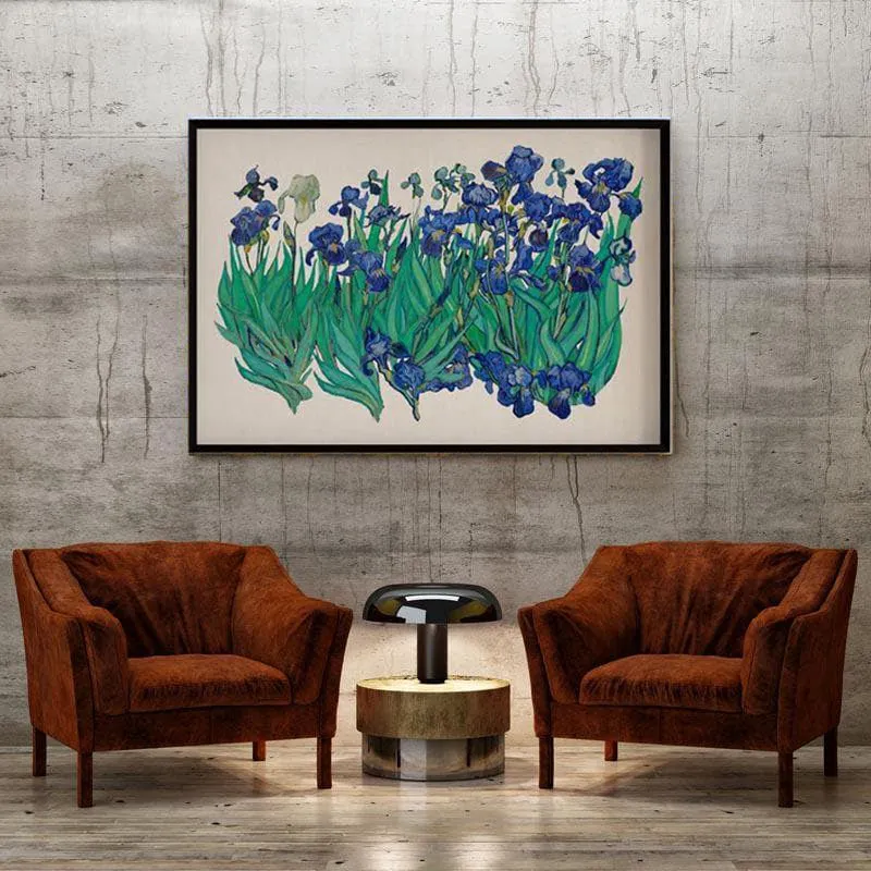 Irises II By Vincent Van Gogh - Black Frame media 4