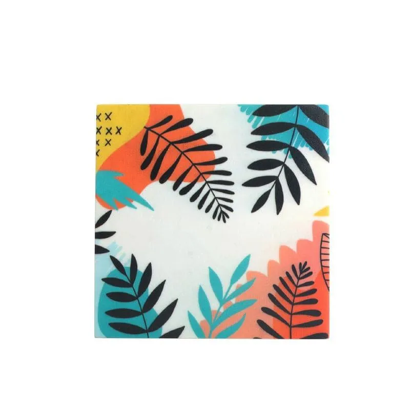 Leafy Essence Printed Marble Wall Accent media 3