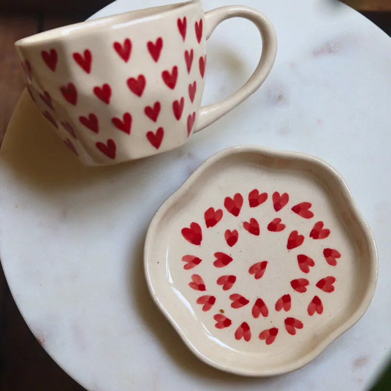 Hearty Glow Cup & Saucer (220 ML) - Two Piece Set media 3