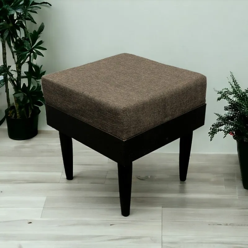 Kirox Sheesham Wooden Stools (Brown) - Set Of Two media 5