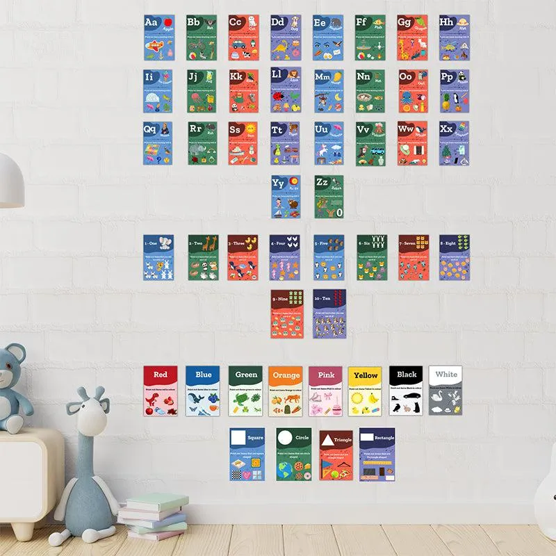 Motivational Colourful Wall Poster - Set of Six media 1