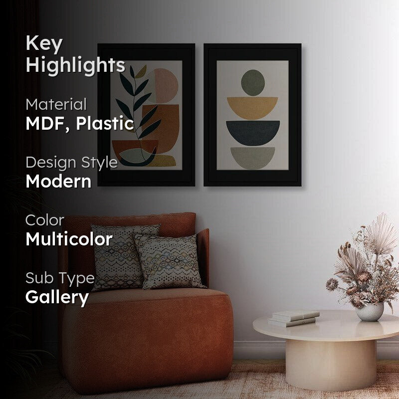 Funky Flora Fusion Wall Art - Set Of Two media 2