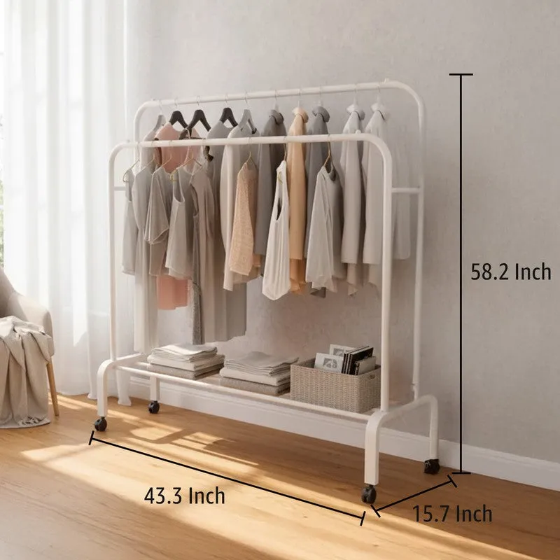 Laxis ThreadTower White Metal Cloth Hanger media 9