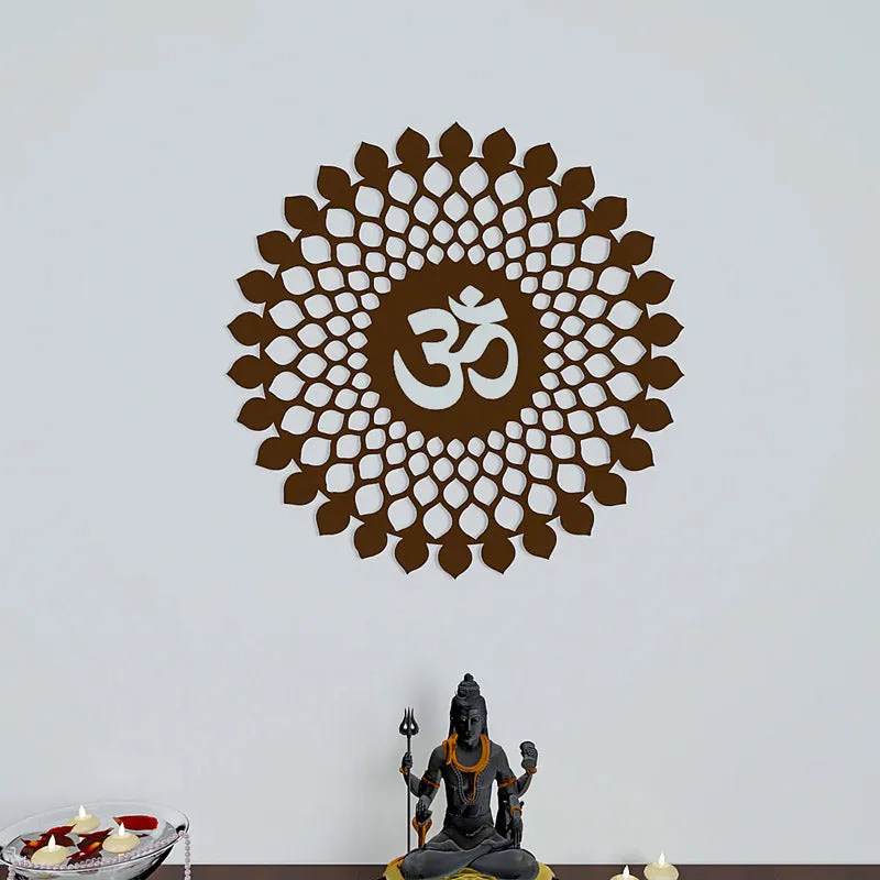 Om Moksha LED Strip Light MDF Wall Accent - Brown media 5