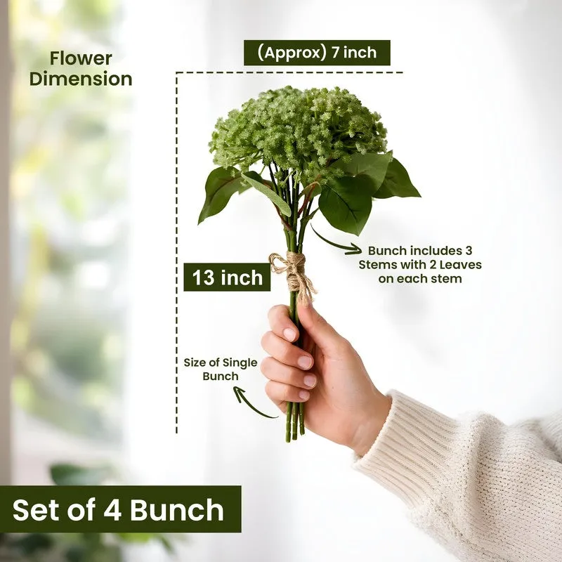 Meadow Bloom Plastic Artificial Flower - Set Of Four media 10