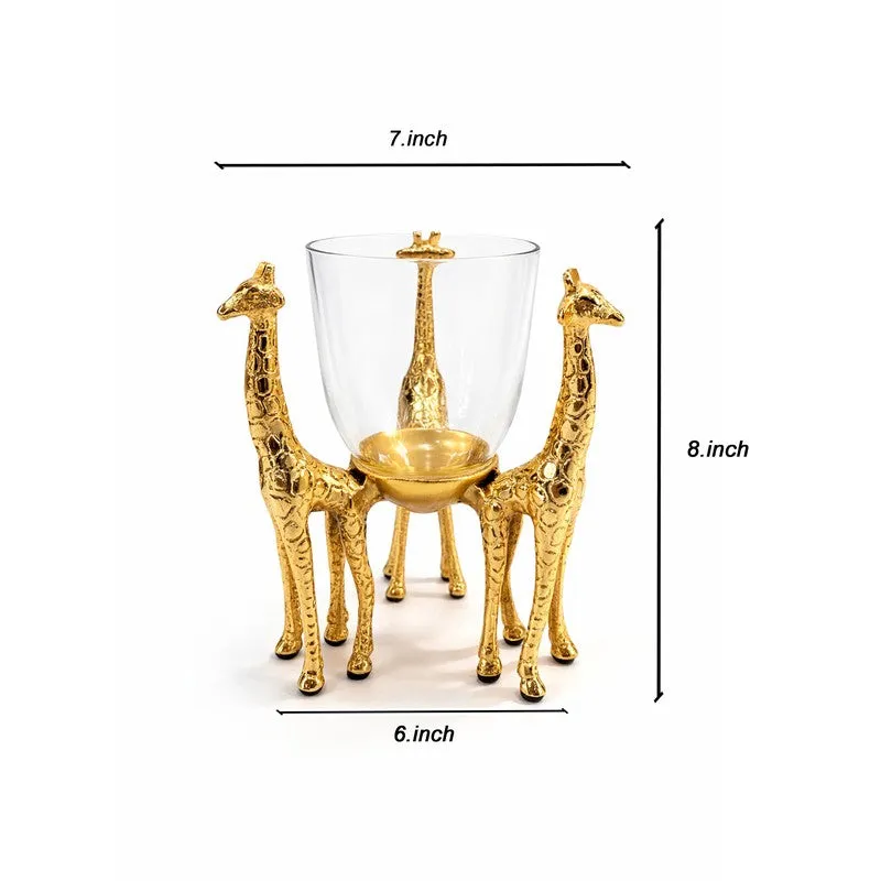 SafariGlow Giraffe Tea Light Candle Holder media 6