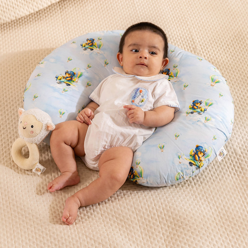 Aviator Bear Feeding Pillow media 3