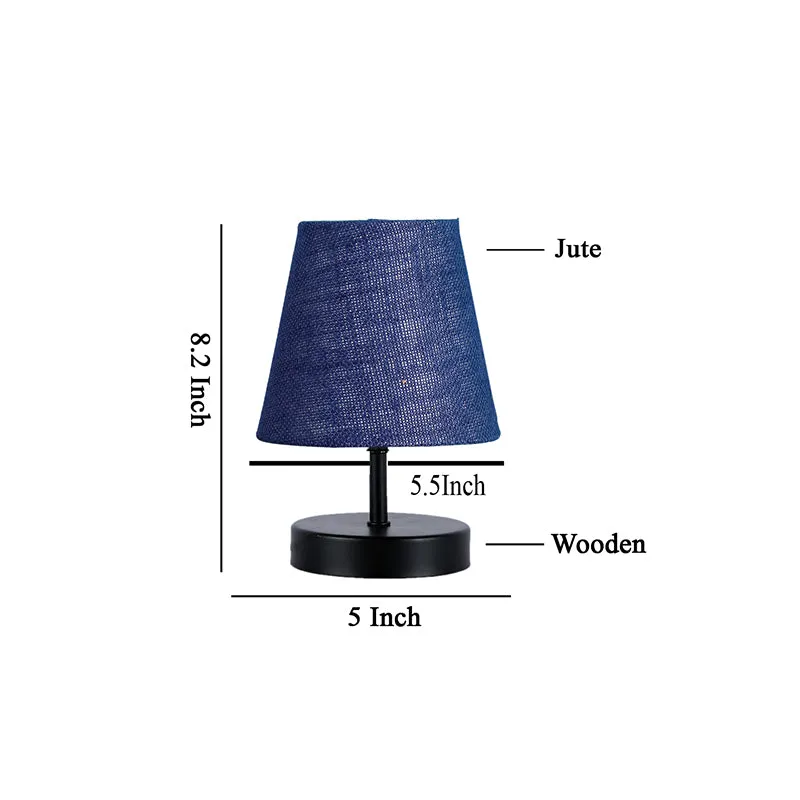 Otravo Jute Table Lamp - Blue,Black media 5