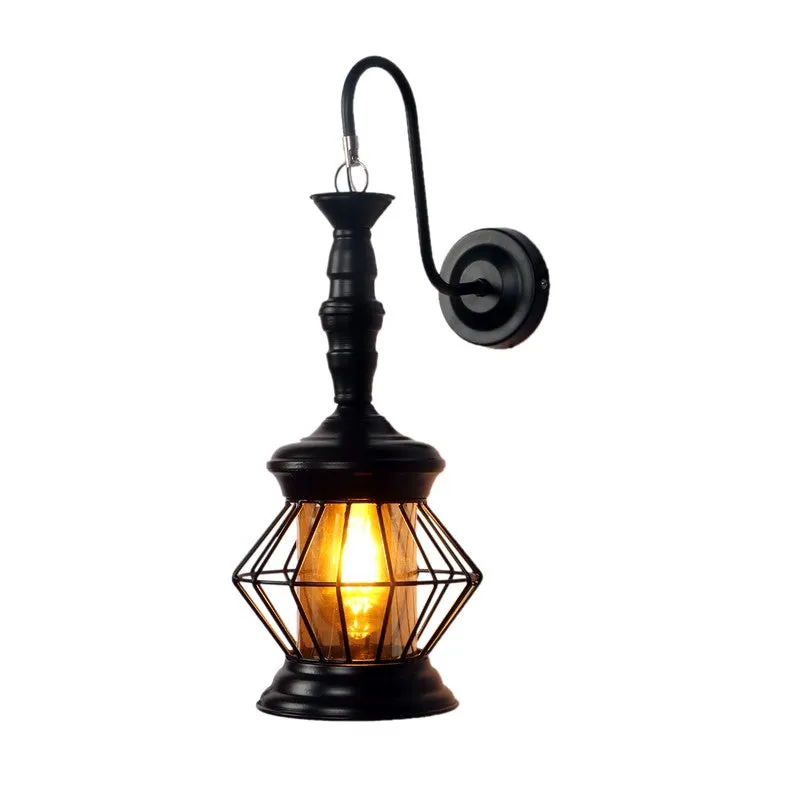 Modern Noir Iron Wall Lamp media 4