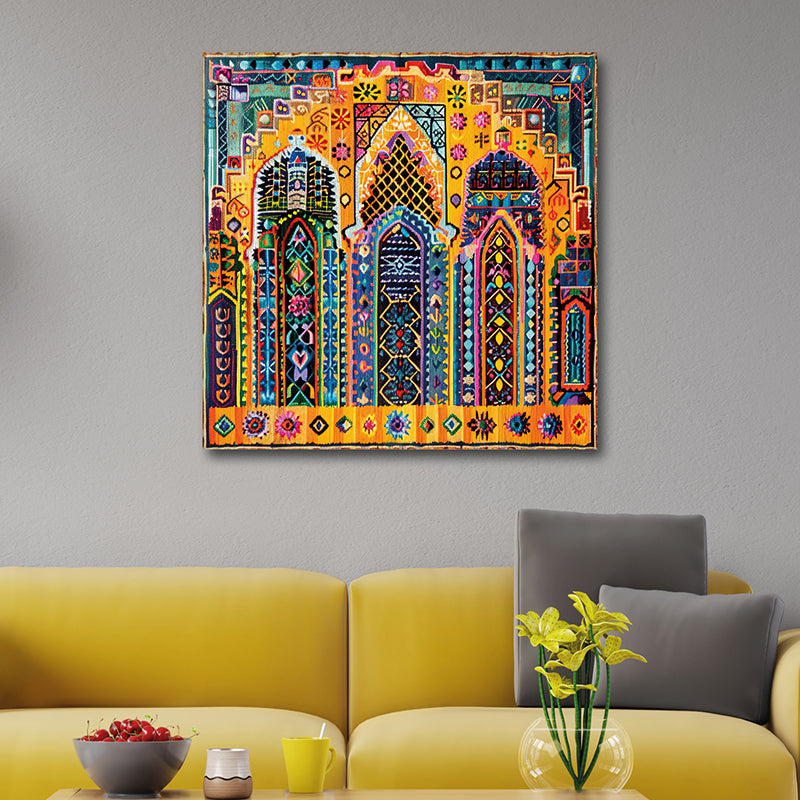 Details Of Diwar Canvas Wall Art