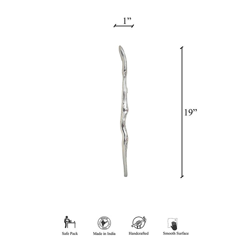 Ruva Handmade Door Handle - Silver media 4