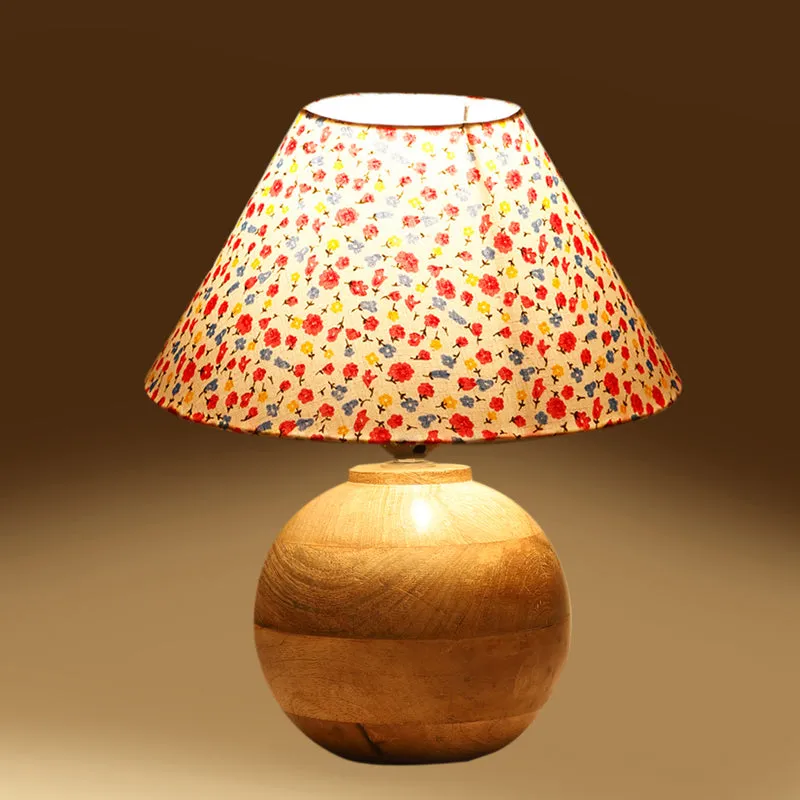 Fleura Orb Cotton Table Lamp - Multicolor media 5