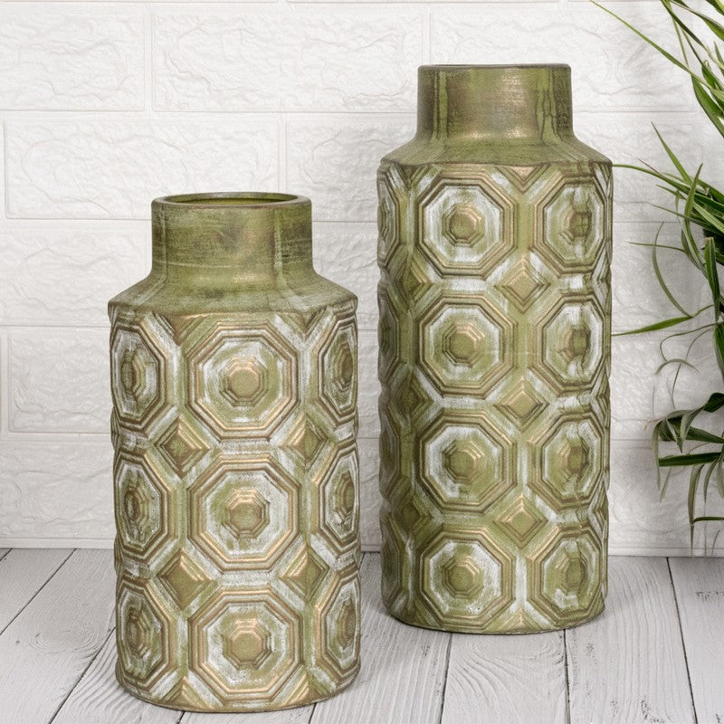 Fluid Veil Ceramic Vase - Large media 8