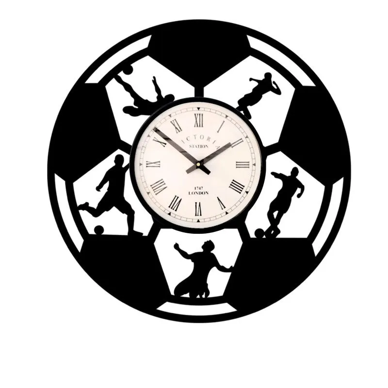 Goalex Steel Analog Wall Clock - Black media 4