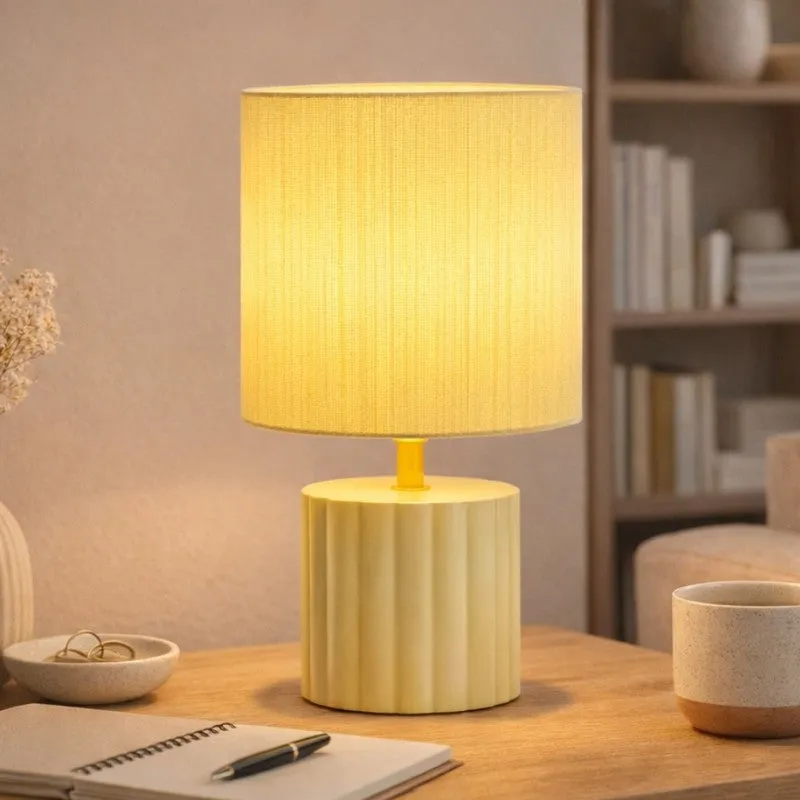 Velton Studio Cotton Table Lamp - Yellow media 3