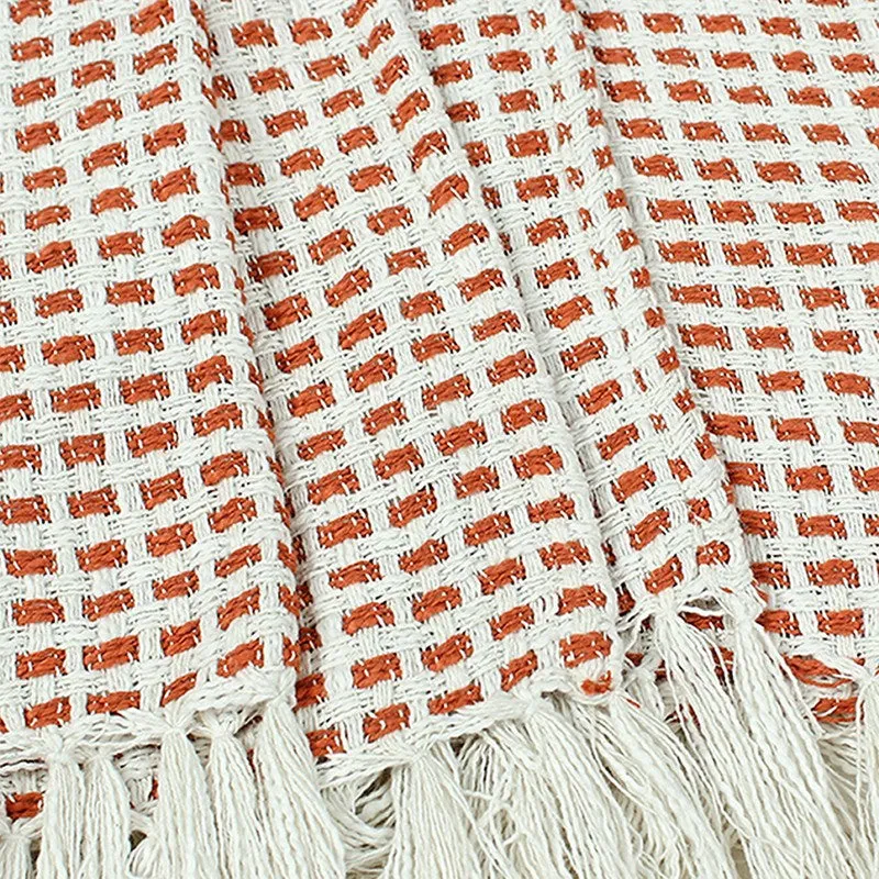 Bohemian-Inspired Throw -Orange media 6