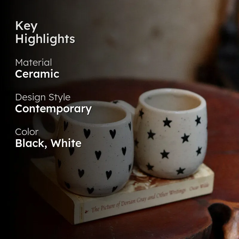 Hatchett Ceramic Tea Cup (250 mL Each) - Set of Two media 2
