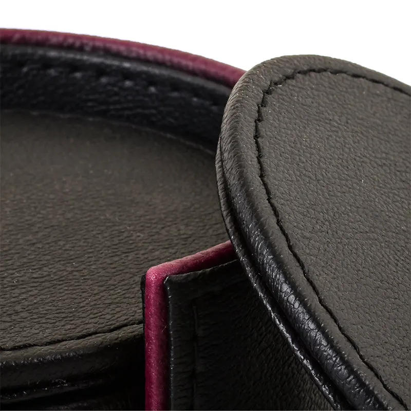 Tisca Faux Leather Coaster (Black) - Seven Piece Set media 5