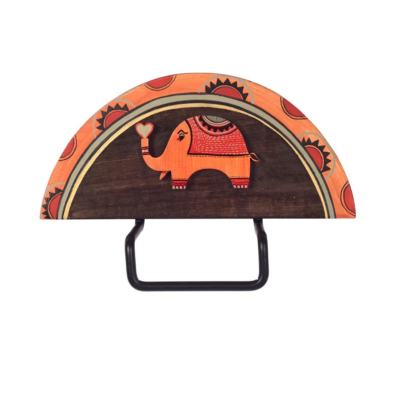 Tejas Wooden Towel Hanger media 3