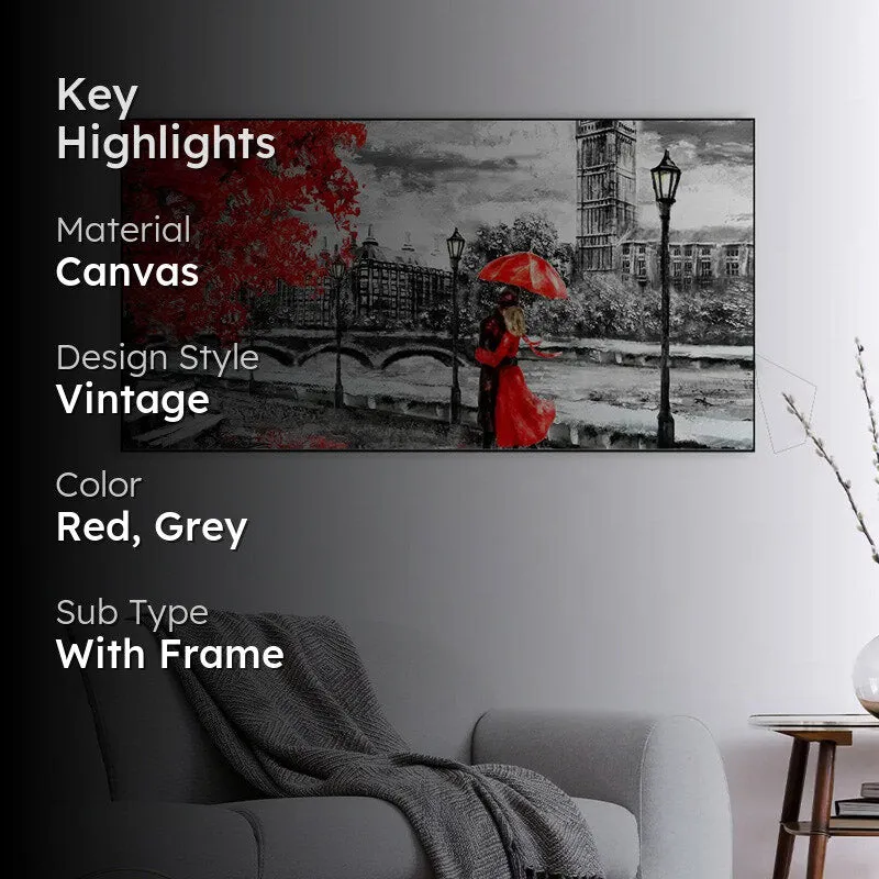 Red Hue Romance Canvas Wall Painting media 2
