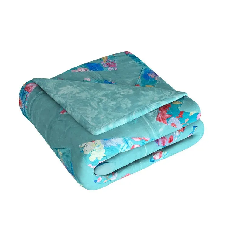 Monte Carlo Mystic Meadow Blanket (Green)- 900 GSM media 6