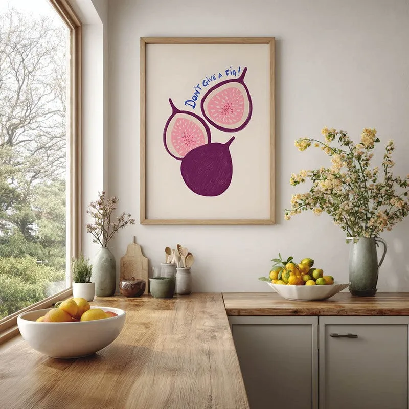 Fresh Fig Archival Canvas Wall Art - Brown media 5