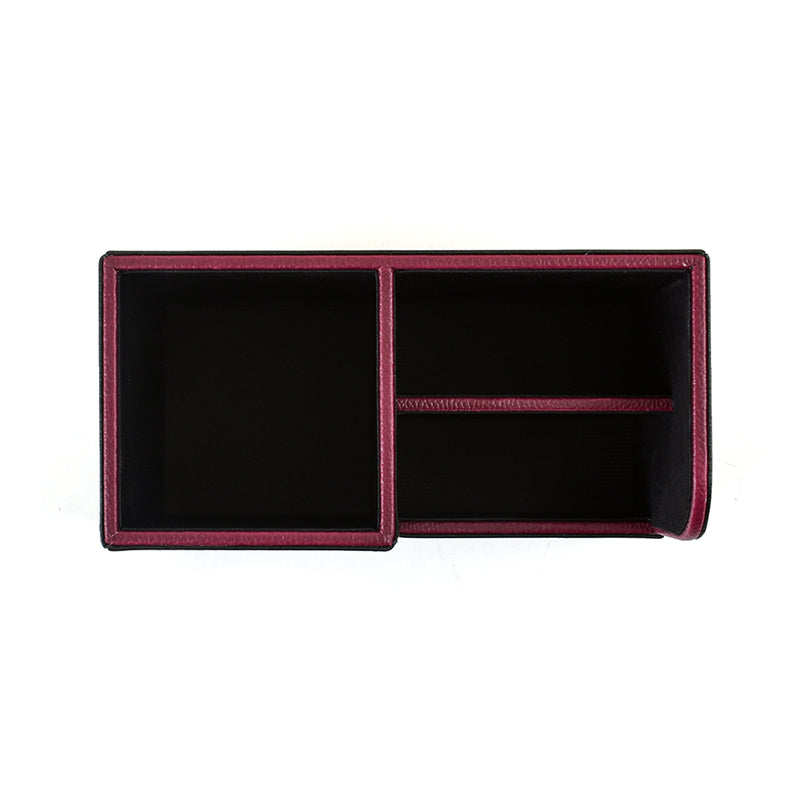 Tisca Faux Leather Desk Organizer - Black media 7