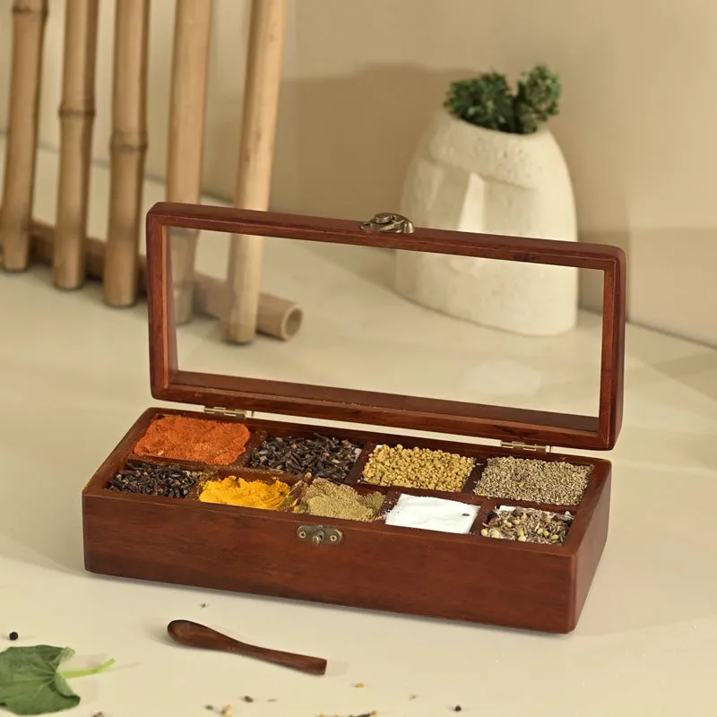 NauRasa II Wood Masala Box media 3