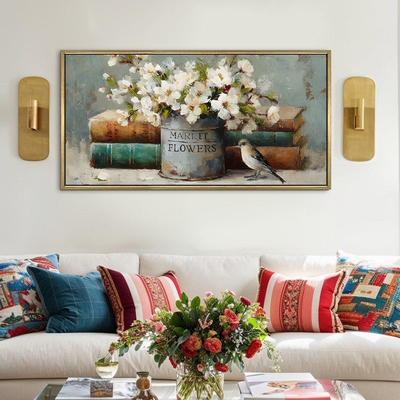 Storybook Canvas Wall Painting With Frame