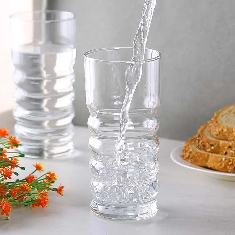 Ribbed Drinking Glass (365mL) - Set Of Six media 7