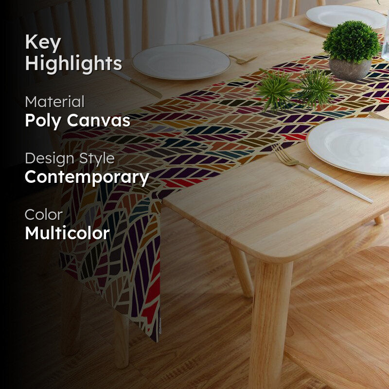 Hollis Poly Canvas Table Runner media 2