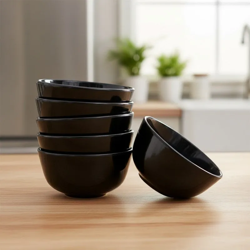 Sapphire Melamine Snack Bowls (140 mL Each) - Set of Six media 3
