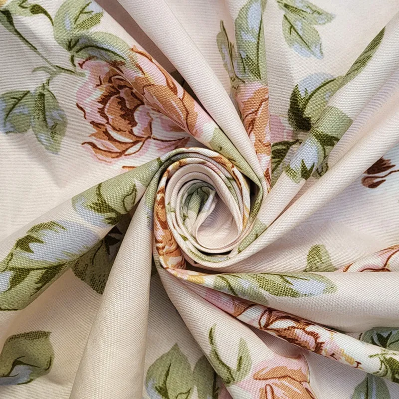 Giselle Floral Cotton Curtain - Set Of Two media 4