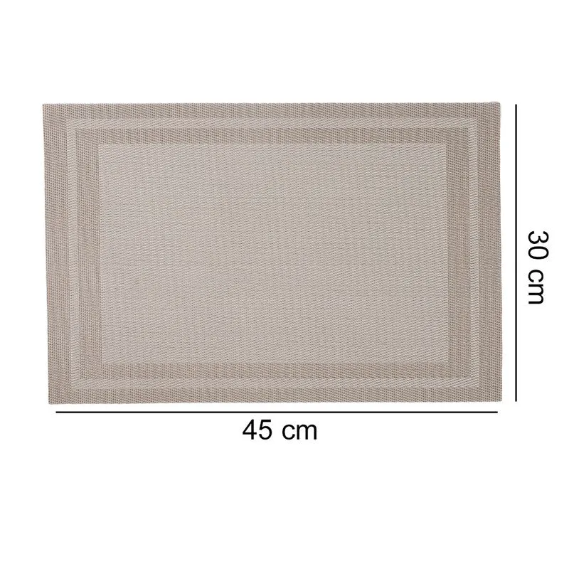 Mira Table Mats (Brown) - Set of Six - 7