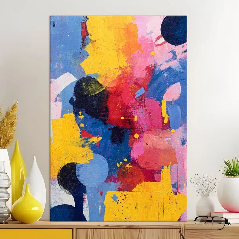Strata Pulse Abstract Canvas Wall Art media 5