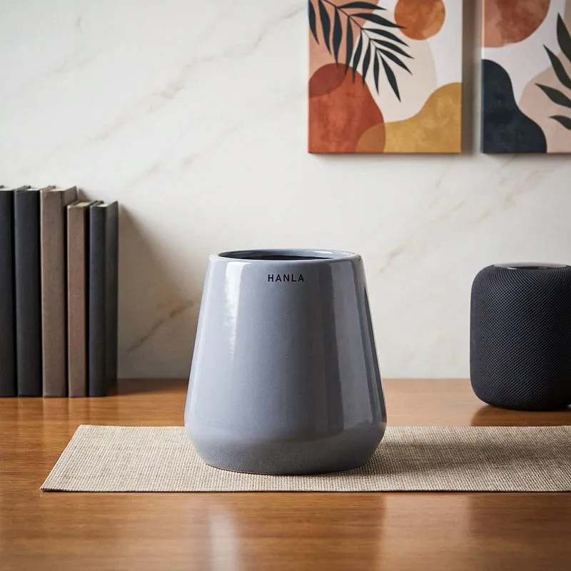 Ugaoo Tulip Fantasy 603XS Grey Ceramic Pot media 1