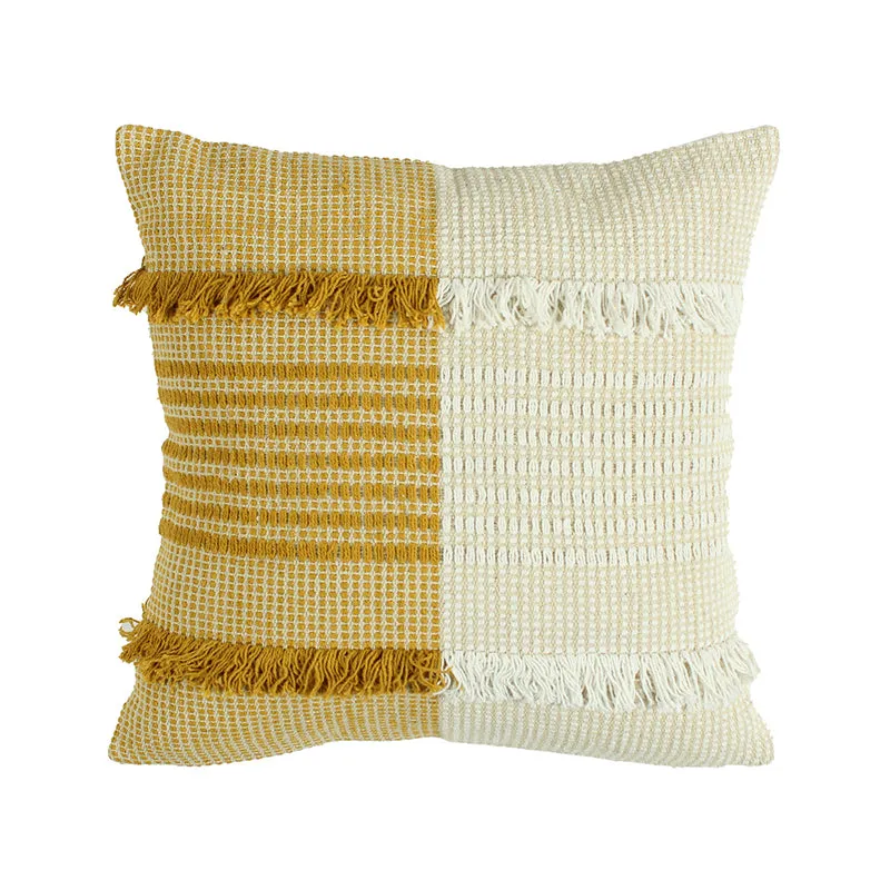 Vivenne Tufted Cushion Cover (Yellow) - Set Of Two media 3